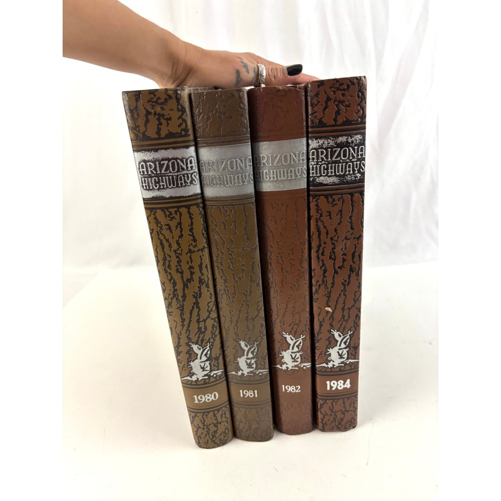 VTG Arizona Highways Bound Lot 1980 1981‎ 1982 1984 Hardcover Photography Travel